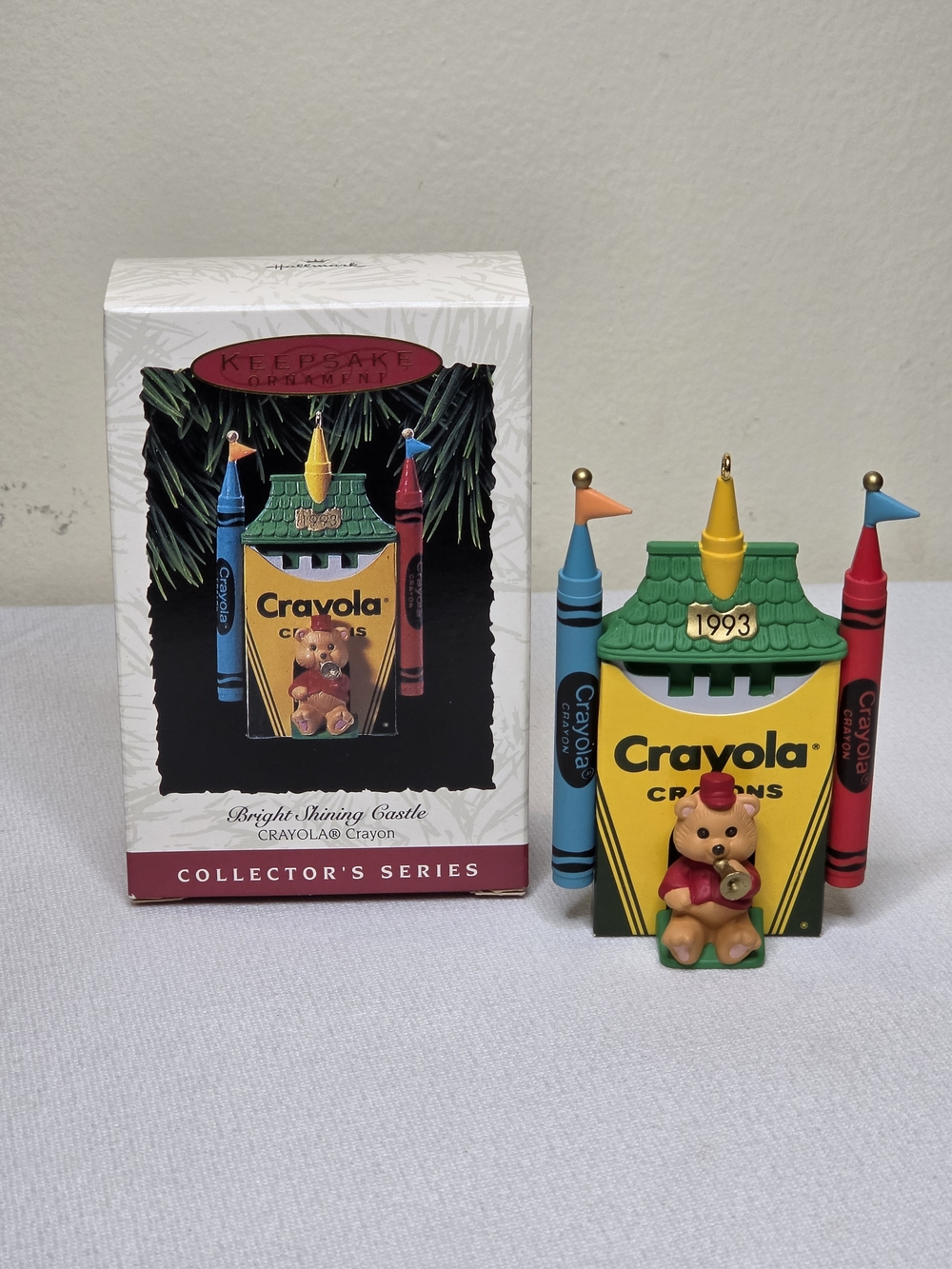 Hallmark Keepsake Ornament 1993 Crayola Bright Shining Castle 5th in Series